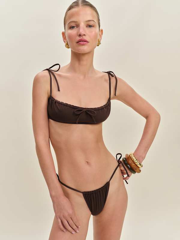 Kahiwa Bikini Top - Cafe